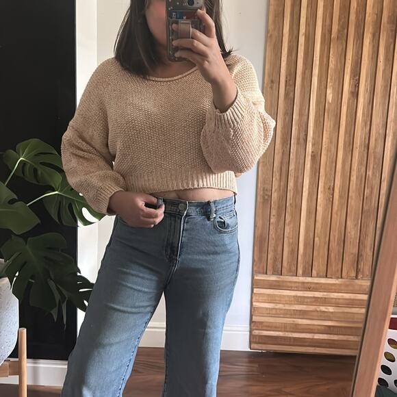 Anthropologie X Satuday Sunday Talula Cropped Sweater. M - Picture 5 of 7